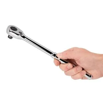 TEKTON 1/2 Drive Ratchet - Compact & Quick-Release Tool