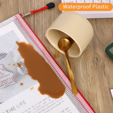 LABUK 52pcs Mesh Zipper Pouches - Versatile Storage Bags