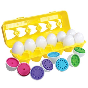 Kidzlane Toddler Educational Matching Eggs Set for Ages 1-3