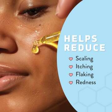 Psoriasis Honey Nourishing Scalp & Skin Serum - Dry Oil for Skin - Full Body Non Comedogenic Moisturizer - Daily Dry Scalp Oil - Body Oil Helps Psoriasis, Eczema, & More (1 Oz)