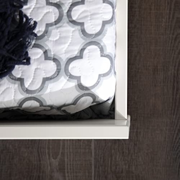 Walker Edison Solid Wood Twin Trundle Bed Frame with Wheels