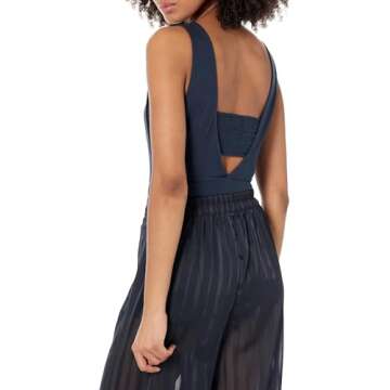 The Drop Women's Sky Captain Sleeveless Bodysuit by @signedblake, 2X, Plus Size