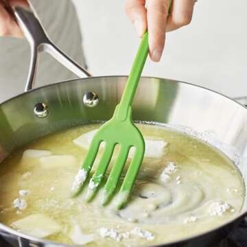 Sur La Table Silicone Ultimate Fork, Blue