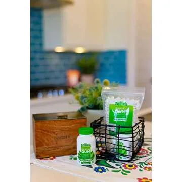 Zellie's | 100% Xylitol Sugar Free Spearmint Chewing Gum | Spearmint Flavor (240 Count - Pack of 1)