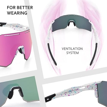 Ukoly Cycling Sunglasses for Men Women - Stylish Sports Eyewear