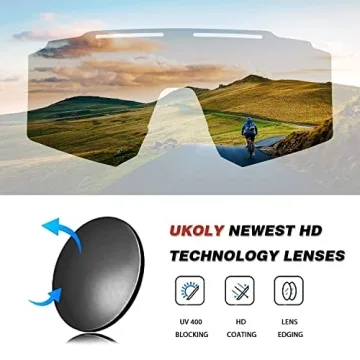 Ukoly Cycling Sunglasses for Men Women - Stylish Sports Eyewear