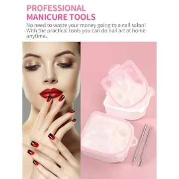 4-in-1 Acetone Soak Off Bowl Kit for Nail Care