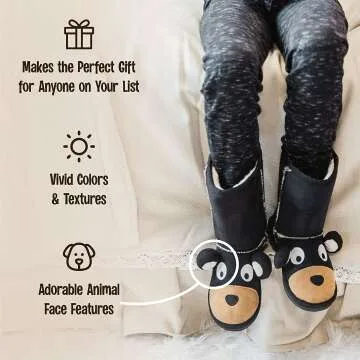 Cozy Lazy One Animal Slipper Boots for Kids