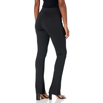 The Drop Uma High Rise Slit Front Flare Pants