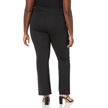 The Drop Uma High Rise Slit Front Flare Pants