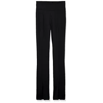 The Drop Uma High Rise Slit Front Flare Pants