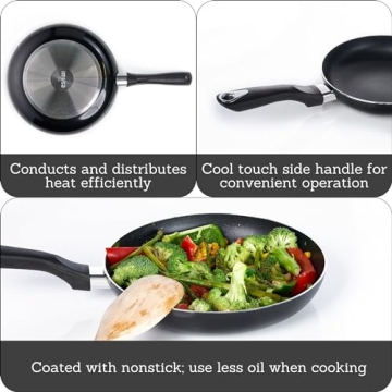 IMUSA 10-Inch Nonstick Frying Pan for Easy Cooking
