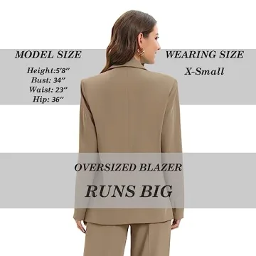 Chic Oversized Blazer for Stylish Women