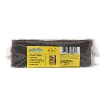 Mestemacher Natural High Fiber Bread 3 Flavor Variety Bundle: (1) Mestemacher Fitness Bread, (1) Mestemacher Rye Bread, and (1) Mestemacher Sunflower Seed Bread, 17.6 Oz. Ea. (3 Total)