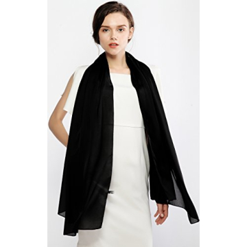 Elegant RIIQIICHY Silk-like Shawls for Women