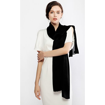 Elegant RIIQIICHY Silk-like Shawls for Women