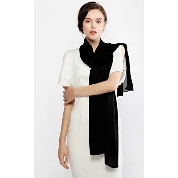 Elegant RIIQIICHY Silk-like Shawls for Women