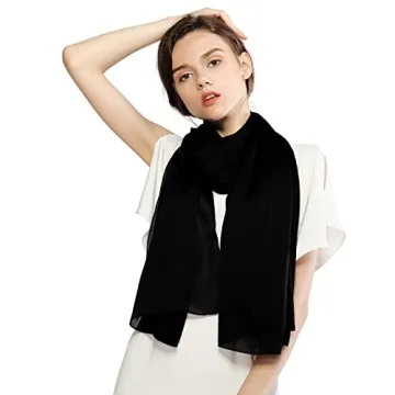 Elegant RIIQIICHY Silk-like Shawls for Women