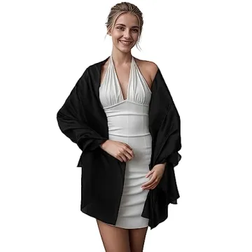 Elegant RIIQIICHY Silk-like Shawls for Women