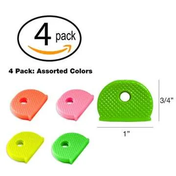 Lucky Line Key Identifier Caps in Neon Colors - 4 Pack