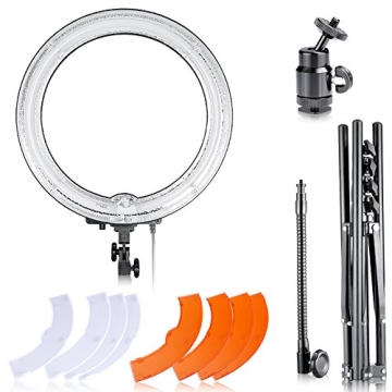 Neewer 18 in Dimmable Ring Light for Videos and Photography