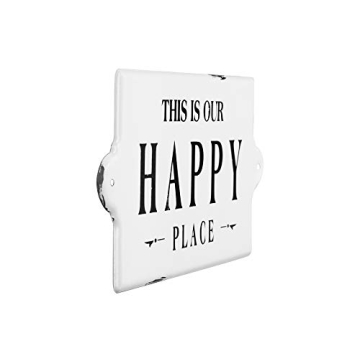 Creative Co-Op Distressed Metal Wall Sign for Home Decor