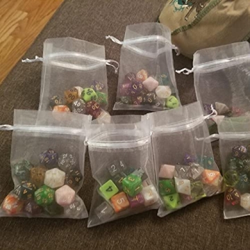 Bezall Mini Organza Gift Bags for Weddings and Parties