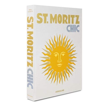 St. Moritz Chic Coffee Table Book for Travel Lovers