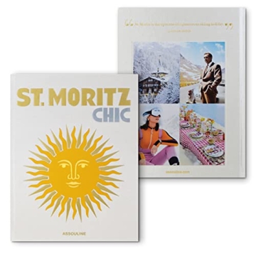 St. Moritz Chic Coffee Table Book for Travel Lovers