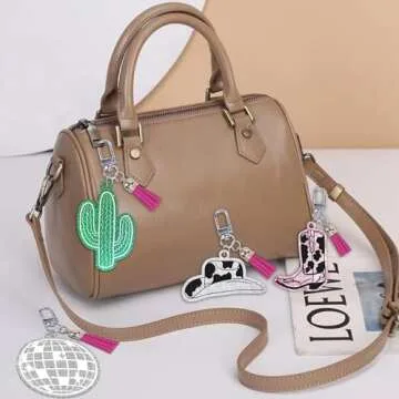 KARAQY Cowgirl Keychains Set for Bachelorette and Bridal Showers