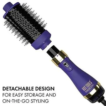 Hot Tools Pro Signature One Step Replacement Attachment | Style, Dry & Brush (Medium), Purple