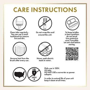 Hot Tools Pro Signature One Step Replacement Attachment | Style, Dry & Brush (Medium), Purple