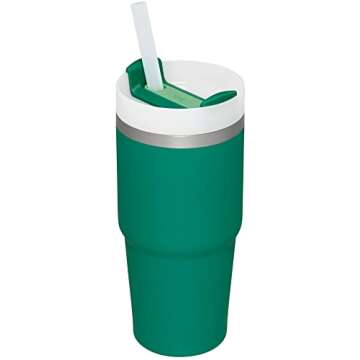 Stanley Quencher H2.0 Tumbler with Straw 14 oz | Flowstate 3-Position Lid | Perfect for Hydration On...