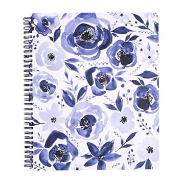 Steel Mill & Co Cute Large Spiral Notebook College Ruled, 11" x 9.5" with Durable Hardcover and 160 ...