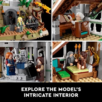 LEGO Icons Rivendell Building Kit for LOTR Fans