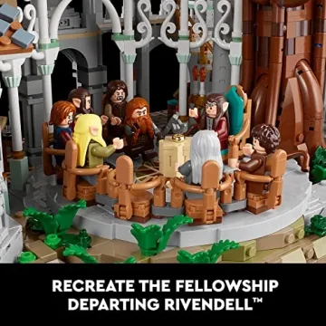 LEGO Icons Rivendell Building Kit for LOTR Fans
