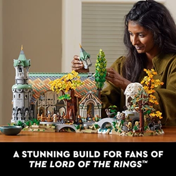 LEGO Icons Rivendell Building Kit for LOTR Fans