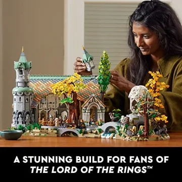 LEGO Icons Rivendell Building Kit for LOTR Fans
