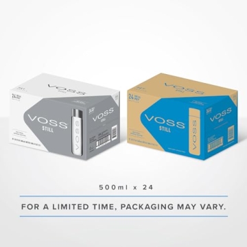 VOSS Premium Still Water Bottles - 24 Pack - Pure Hydration