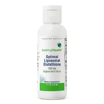 Optimal Liposomal Glutathione | Non-Soy, Non-GMO | 500 mg per Teaspoon | 4 oz | 30 Servings