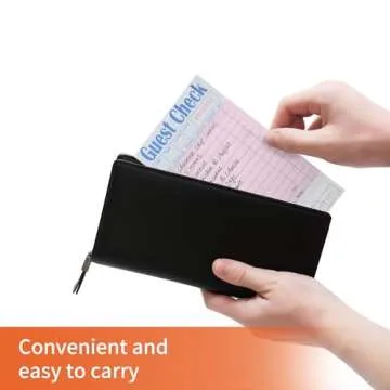 ZPARIK 6 Pack Pink Guest Checks Books for Servers Server Note Pads, Waiter Checkbook, Waitress Notepad for Restaurants, Paper Checks 50 Sheets/Pack, 300 Total Tickets