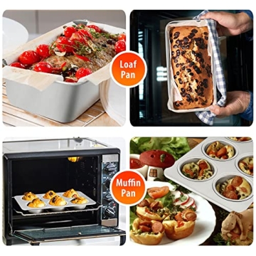 TeamFar 7-Piece Stainless Steel Bakeware Set for All Occasions