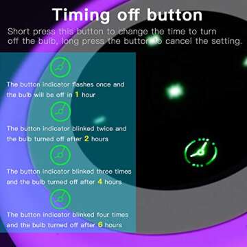 GKCI Table Lamp-Touch Sensor Lamp for Kids Bedroom, Rechargeable Dimmable Table Bedside Lamps with White Light + RGB Color Changing for Rea