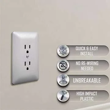 TayMac Masque Wall Plates - Easy Install & Customizable
