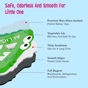 Large Size Magnetic Letters for Kids with Cute Animals