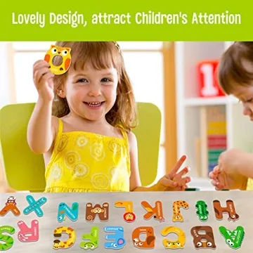 Large Size Magnetic Letters for Kids with Cute Animals