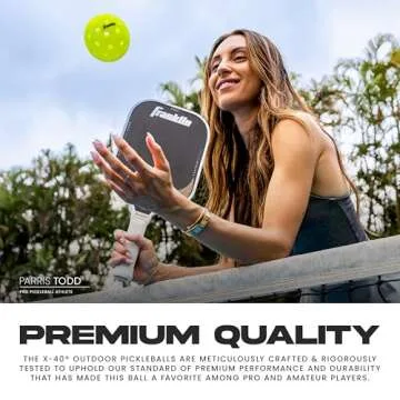 Franklin Sports Outdoor X-40 Pickleball Balls in 3 Pack