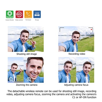 JJC Bluetooth Shooting Grip & Mini Tripod for Sony Cameras