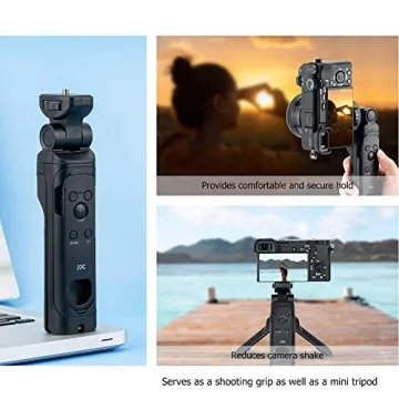 JJC Bluetooth Shooting Grip & Mini Tripod for Sony Cameras