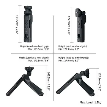 JJC Bluetooth Shooting Grip & Mini Tripod for Sony Cameras